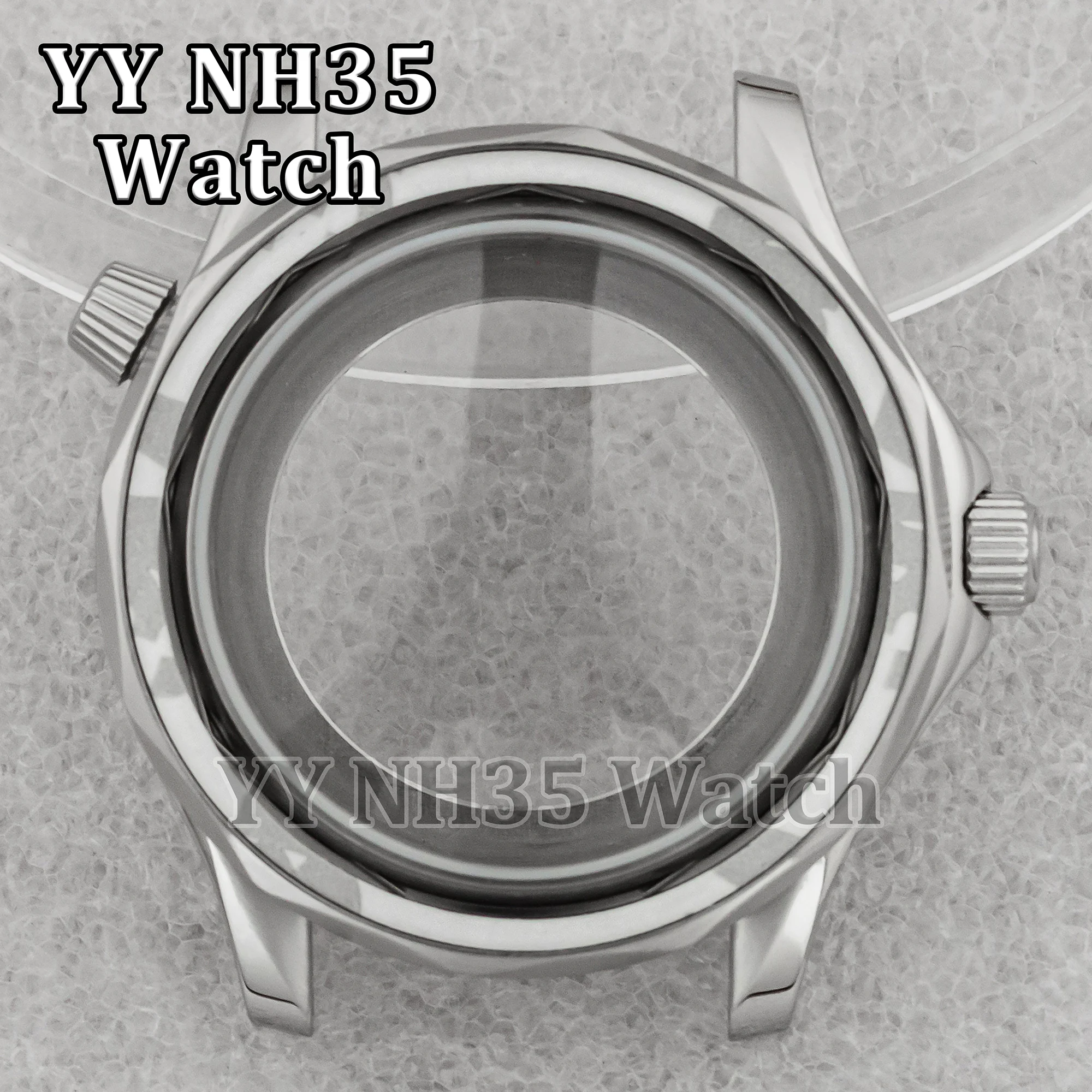 

NH35 Case 41mm Watch Case for Seamaster 300 Watch Parts 10ATM Waterproof Stainless Steel Case fit NH35/NH36 Automatic Movement