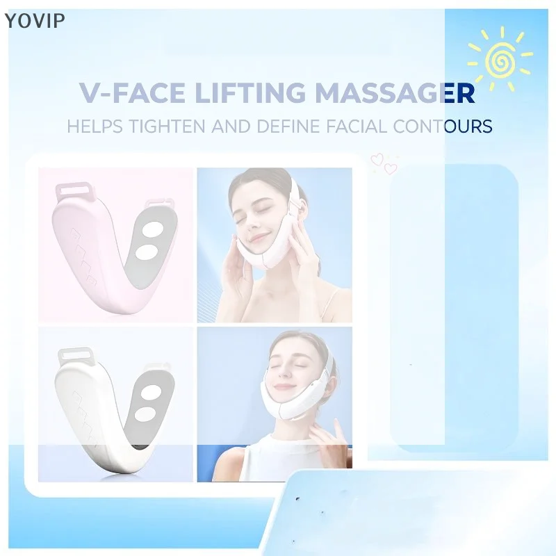 Facial Massager V-Face Double Chin Reducer Face Shape Facial Lifting Machine Chin Slimmer Skin Tightening Care Beauty Device