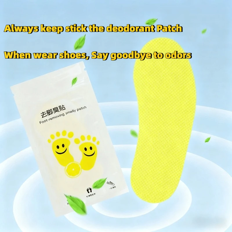 

10PC Shoes Odor Remover Deodorant Patchs Foot Odor Sweat Deodorants Sneaker Smell Fresh Insole Antiperspirant Foot Care Stickers