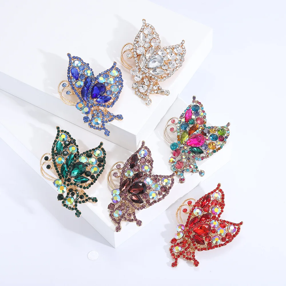 

Vintage Butterfly Brooches for Women Girls Elegant Insect Breast Pin Classic Lady Dress Suit Jewelry Accessories Gifts