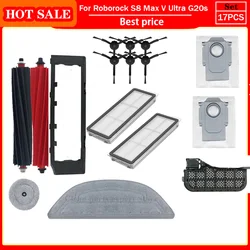 Roborock S8 Max V Ultra G20s robot Vacuum Cleaner Accessories mop Choth vacuum bags Side Brush Filter Replaceable Parts
