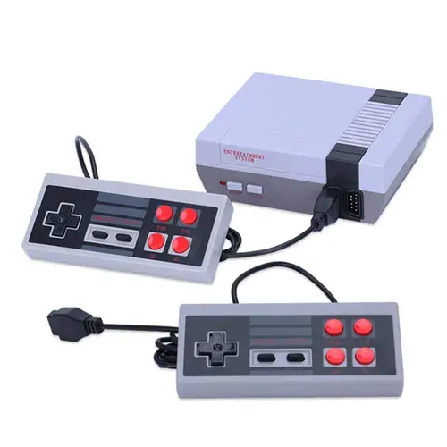 Mini consola de juegos de TV 500, consola de vídeo portátil para consolas de juegos NES, portátil con caja de venta al por menor