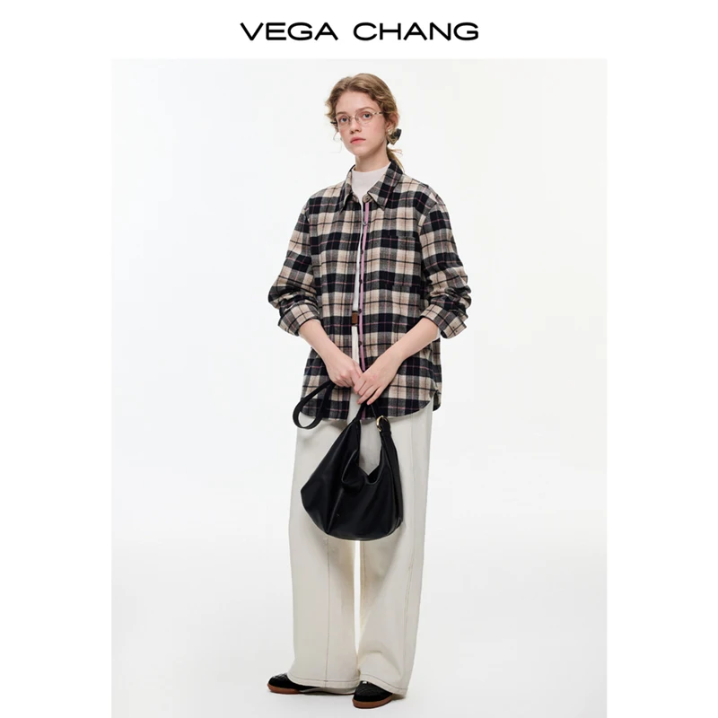 Vega Chang 新作 冬用 レディース ジーンズ ハイウエスト ストレートレッグ 裏起毛 暖かい 多用途 ロングパンツ 【ベルトは含まれていません】