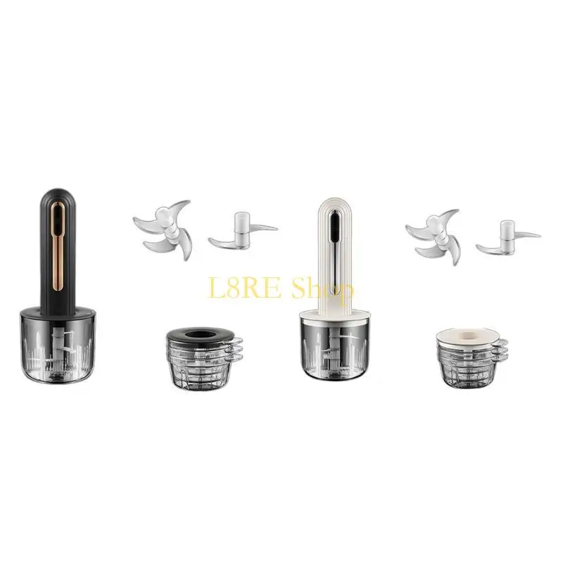 L8RE USB شحن مصغرة Mini Mincer Mincer Multifunctional Mintor Minist