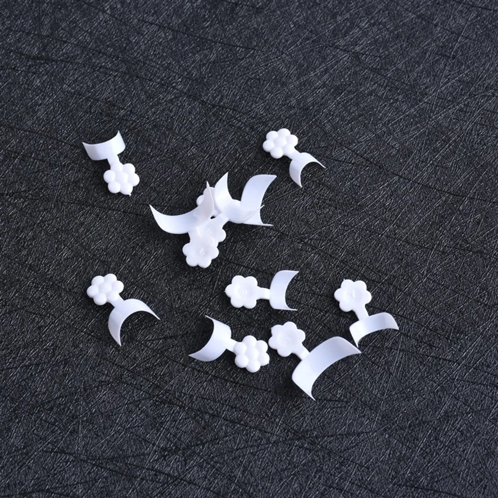 

500pcs Crescent Moon Tips White False Nails Durable Abs Artificial Nail Extensions For Nail Art Manicure Tools Women