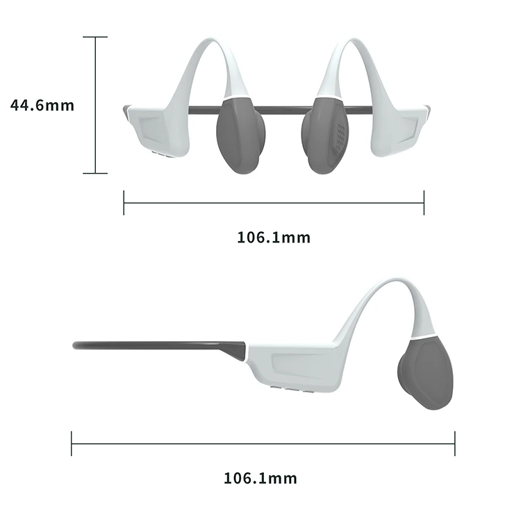 Écouteur Bluetooth Sophia à conduction, casque Push-To-Talk, téléphone de sauna pour l'équitation, la randonnée, le ski