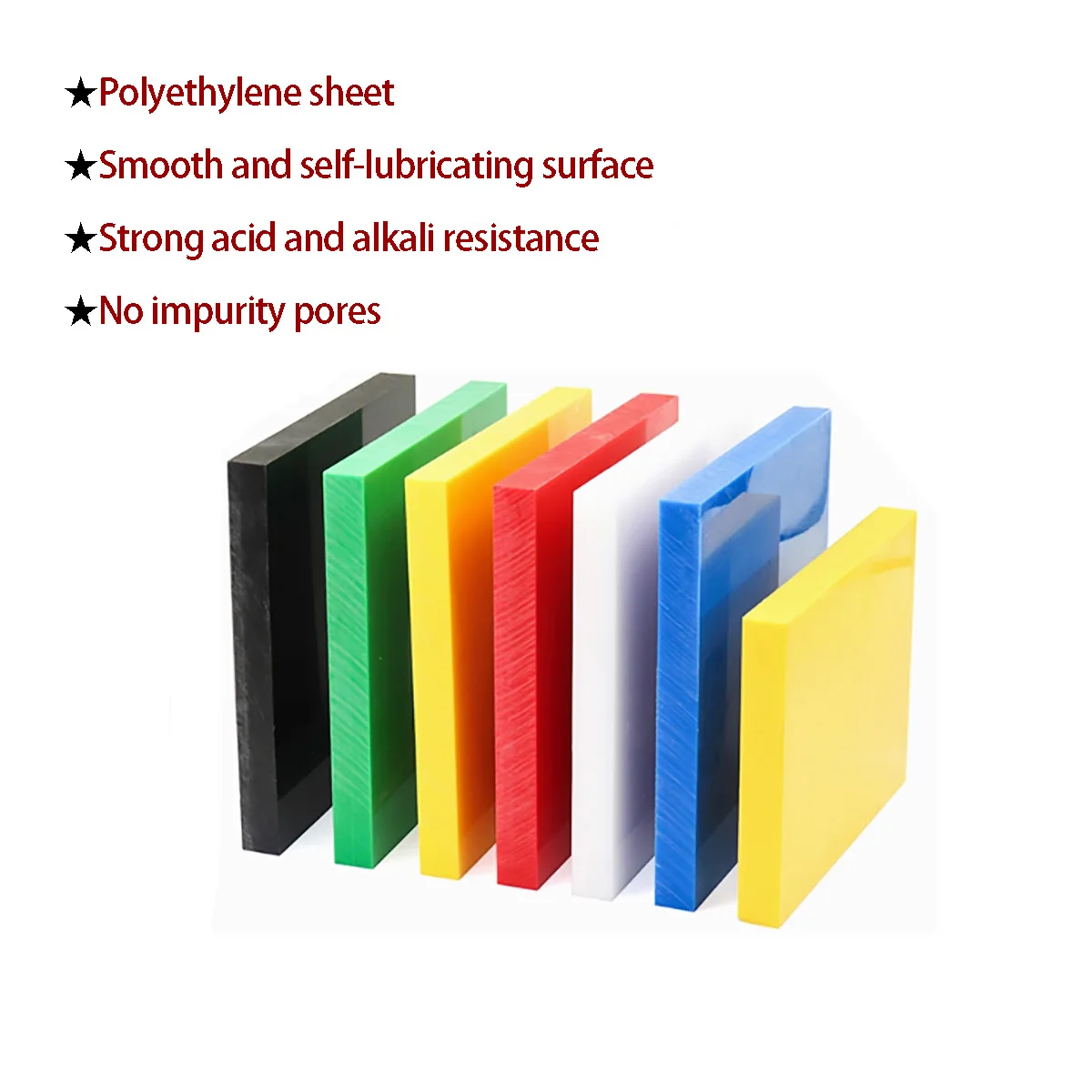 

Thickness 2/3/4/5/6/8/10-40mm Colours Polyethylene Sheet Plastic Board High Temperature PE/UPE/HDPE Plate