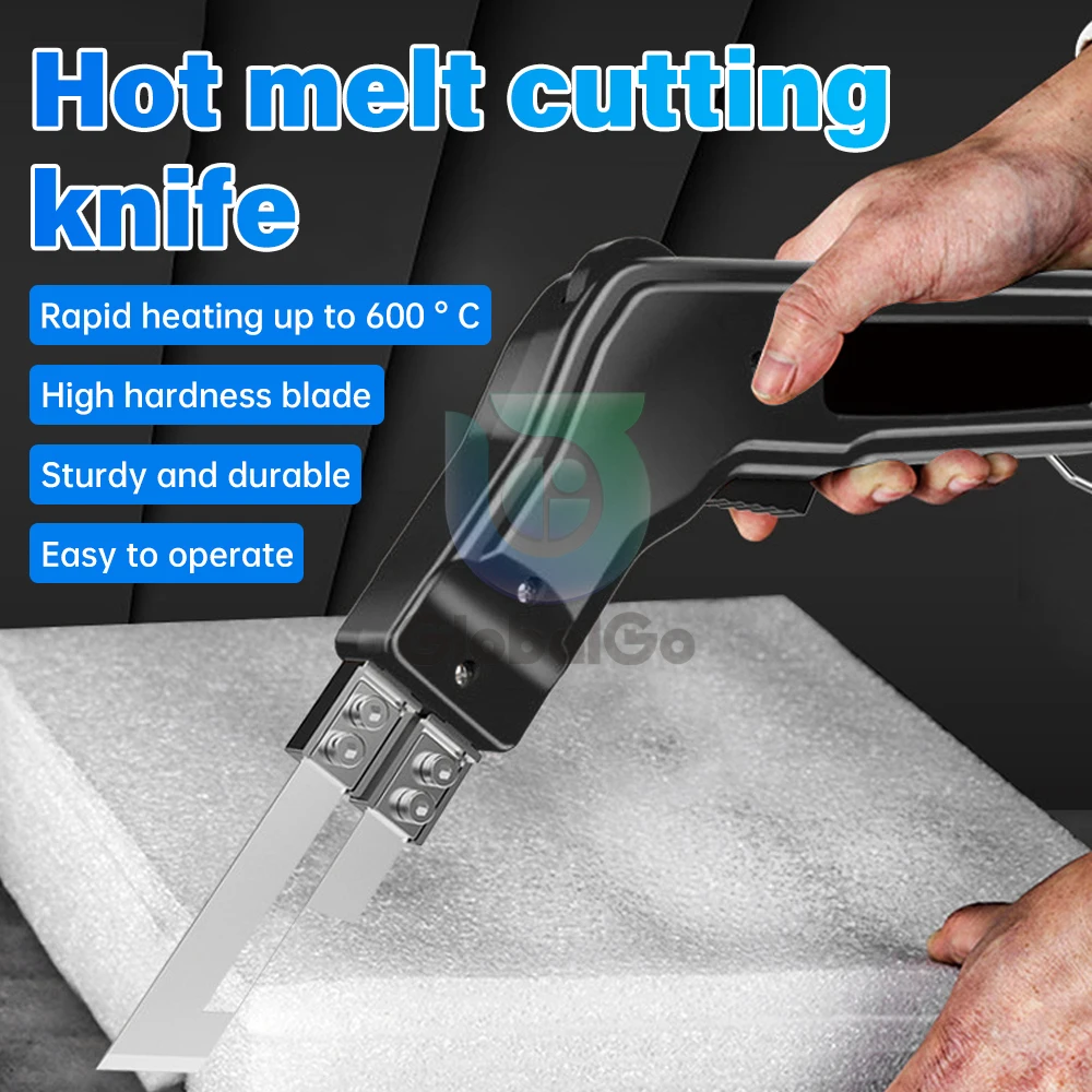 

600 Temperature Electric Foam Cutter Hot Knife Tool Styrofoam Cutting Machine Hot Knife Non-Woven Fabric Rope Cutter