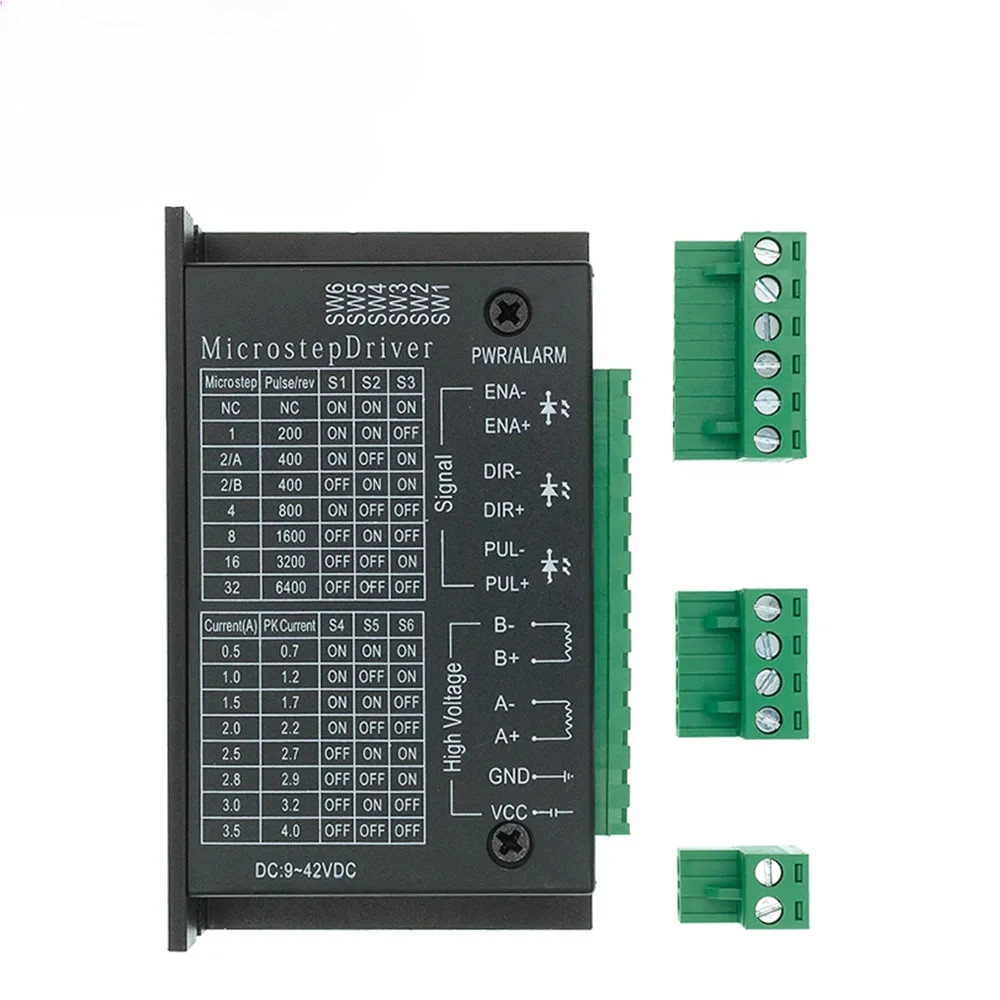 Stepper Motor Driver TB6600 23 Nema 34 42/57/86 Nema17 4A DC9-40V 1 Axis Stepping Motor CNC Engraving Machine