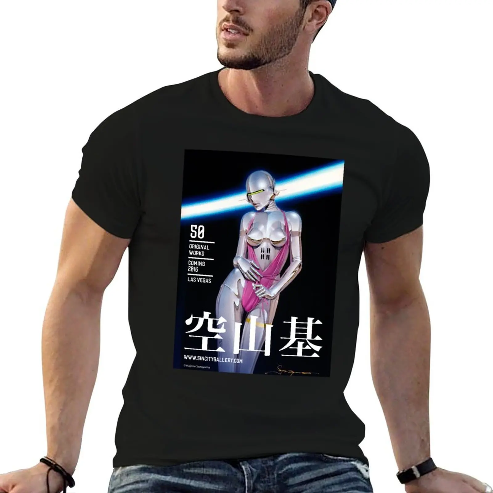 

shirt cotton T-Shirt Hajime robot t cotton shirt man pack sorayama t sexy