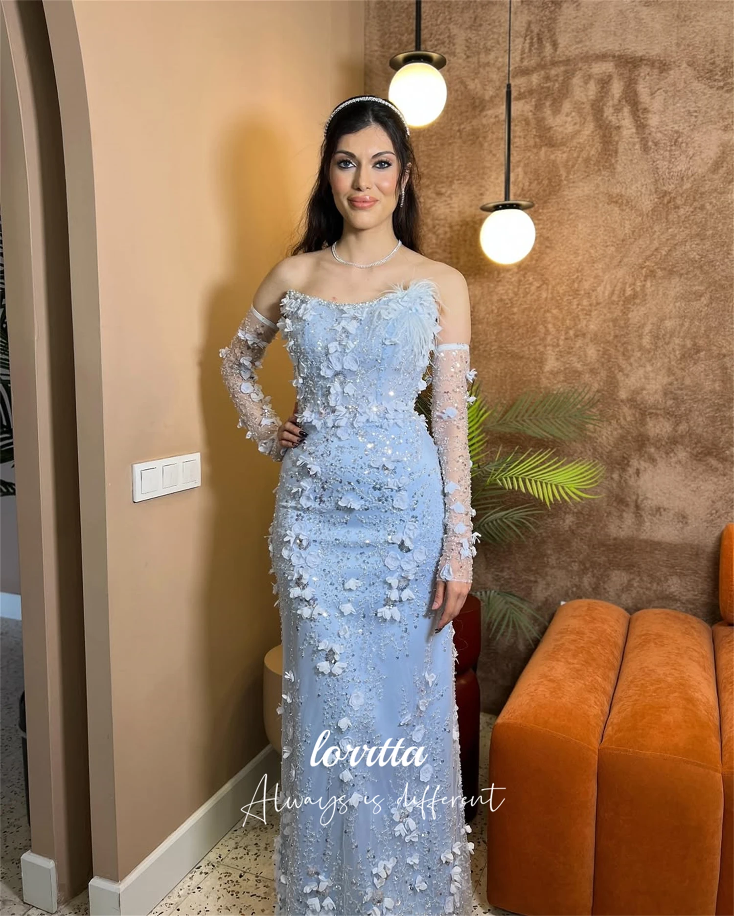 

Lorrtta Customized Prom Dress Women's Evening Dress Luxury 2025 Elegant Party Dresses Floral Fabric Sharon Happy Evening Dress