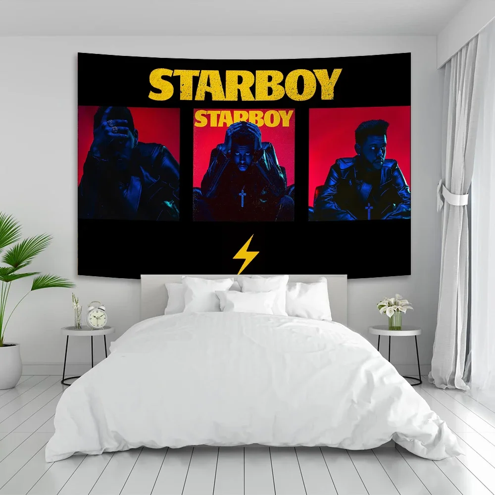 Starboys Tapisserie Flagge die Weeknds Electro pop Club Bohemian Room Wand dekoration