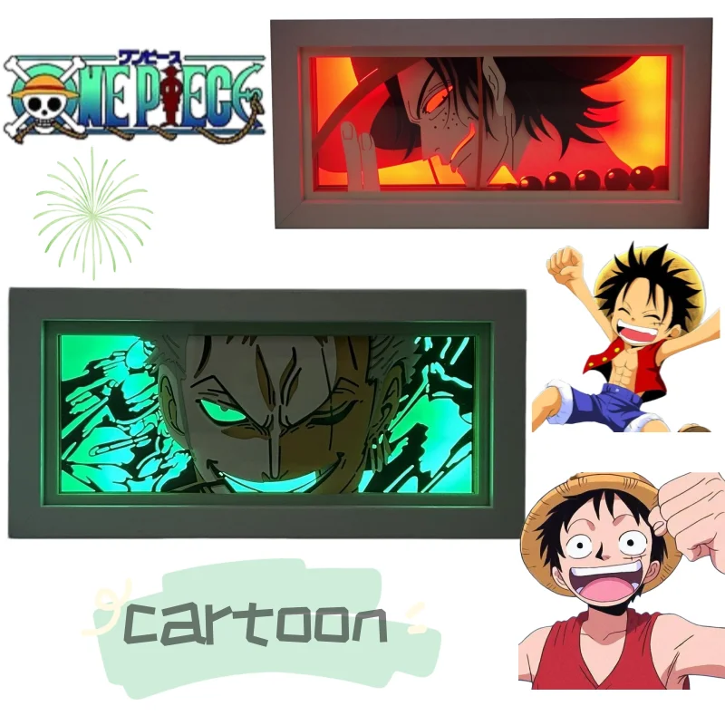 

Милый мультяшный ночник в стиле One Piece, новый креативный, стильный и модный декор для гостиной и спальни.