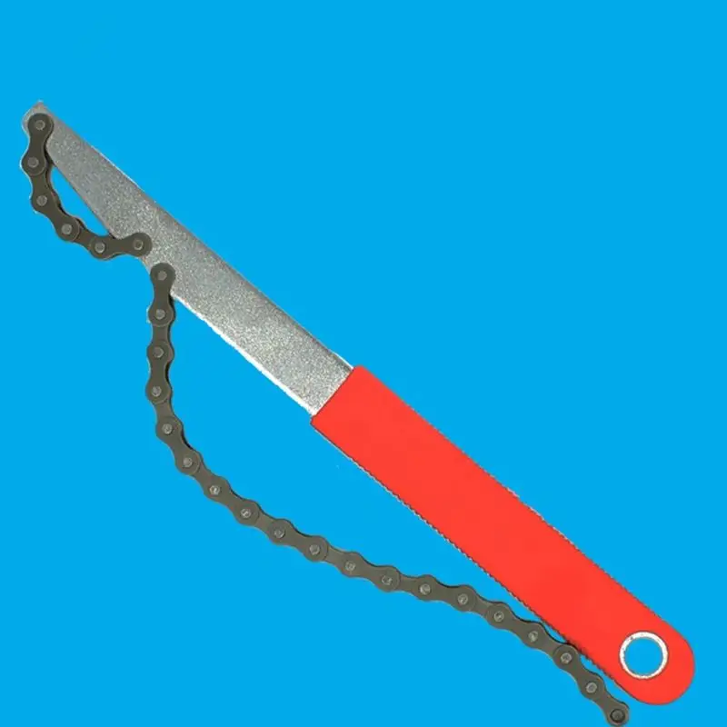 1PC Bike Schwungrad Entfernung Werkzeuge Kassette Entfernung Kette Fahrrad Carbon Stahl Reparatur Spanner Outdoor Reiten Tragbare Schlüssel