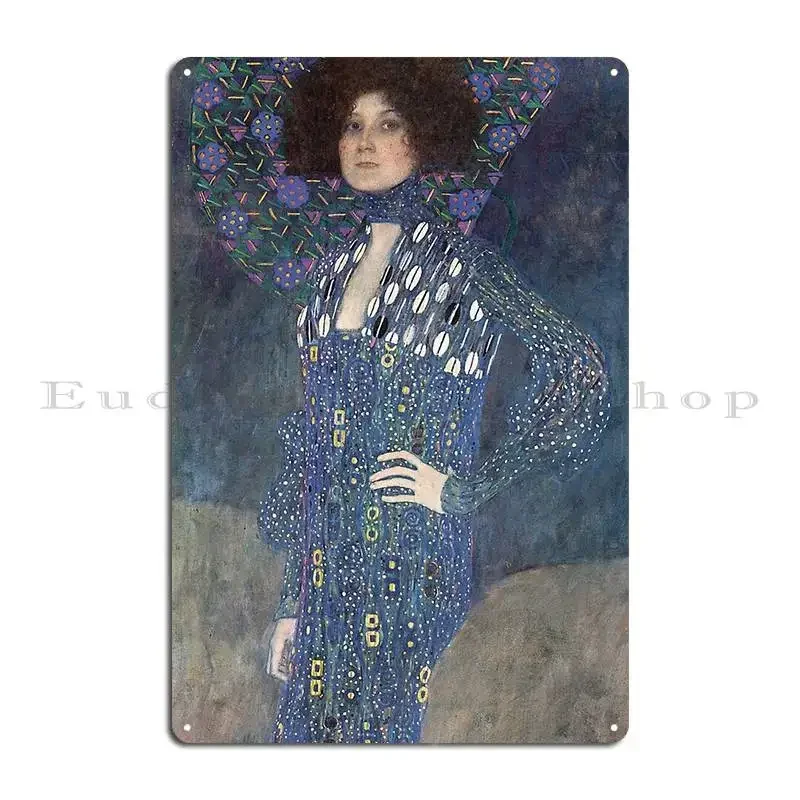 Emilie Fl%C3%B6ge Metal Sign Garage Kitchen Mural Print Cinema Tin Sign Poster