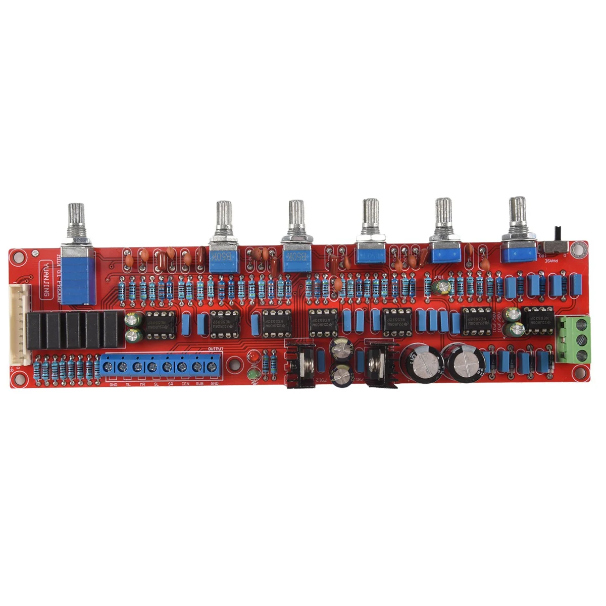 BAAZ HOT ~ NE5532 المضخم بورد HIFI 5.1 لهجة لوحة التحكم في مستوى الصوت لوحة Preamp خلاط مجلس قبل مكبر للصوت المجلس