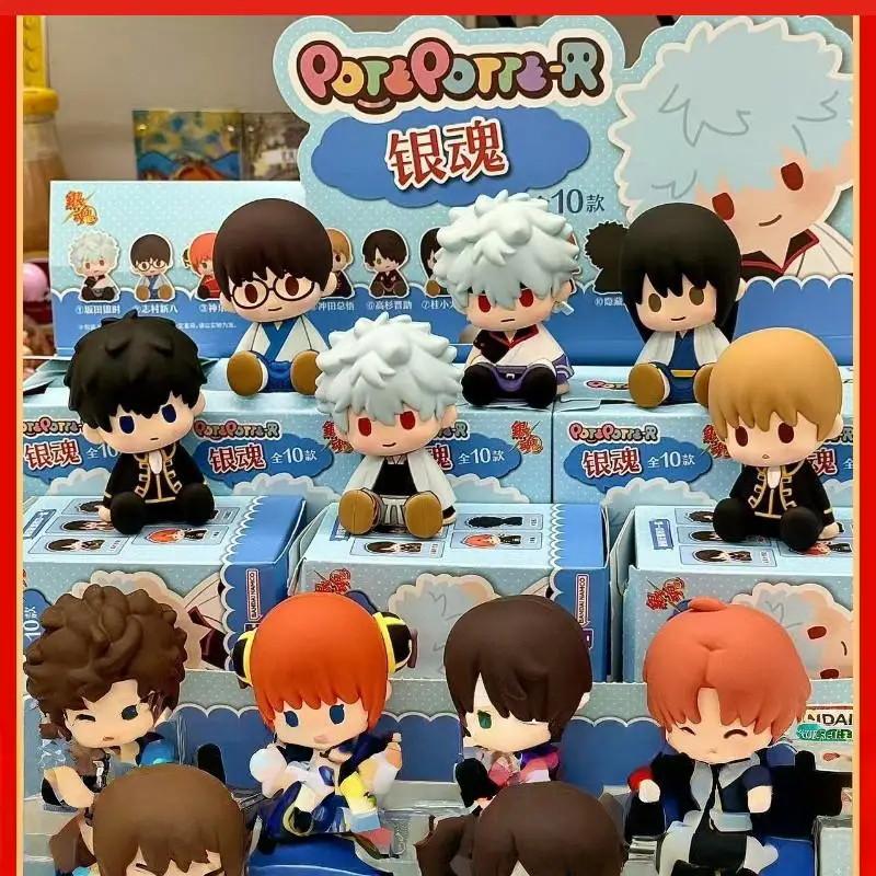 

Authentic and in stock POTEPOTTE-R Silver Soul Dropping Gel Series Trendy Play Blind Box Handmade Q Edition Crooked Head Pendant