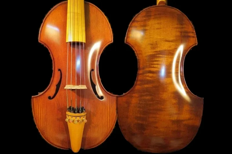 

Baroque style SONG Brand Maestro 5 strings 16" viola,huge and resonant #5510