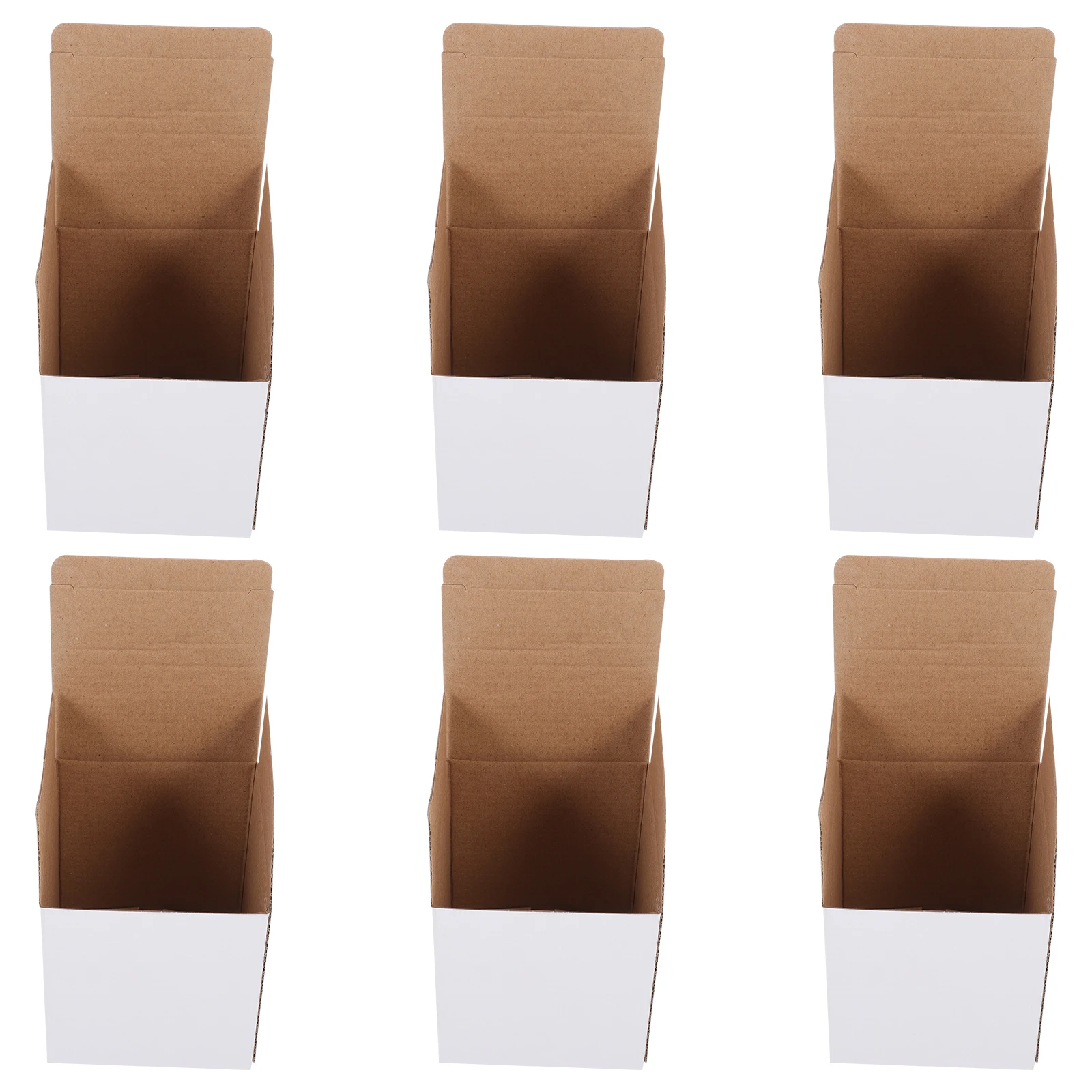 

10pcs Monitor Packaging Boxes Paper Reusable White DIY Box Compact Lightweight Portable Storage Wrapping