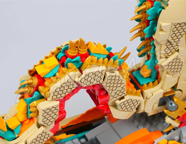 1171 個中国の伝統的な祭り縁起の良いドラゴン春旧正月 10112 ビルディングブロックおもちゃモデルと互換性あり