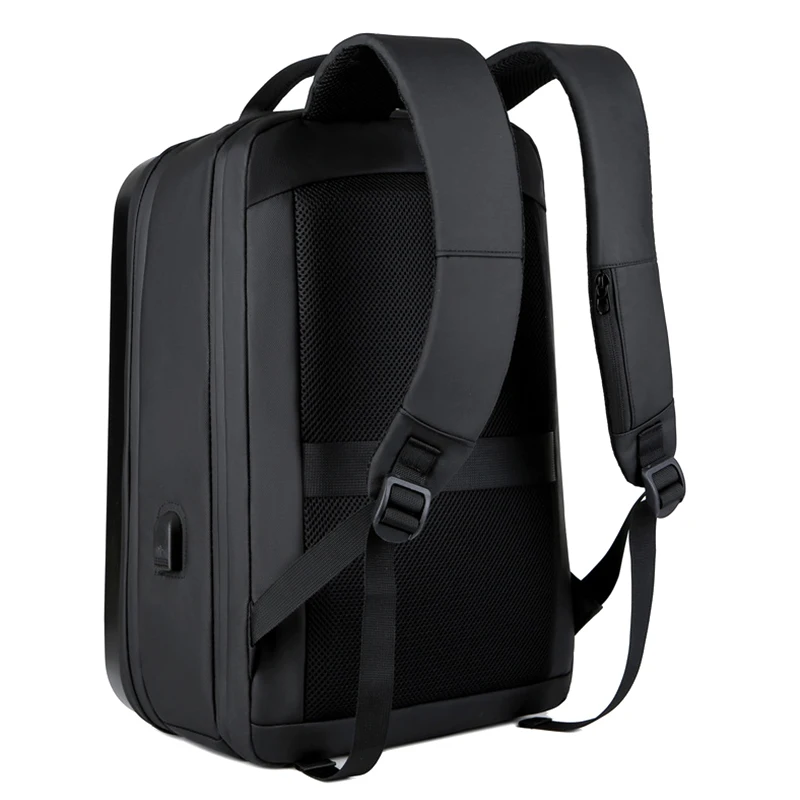 Mochila para ordenador portátil multifuncional de gran capacidad para hombre, bolsa de compresión para motocicleta, 17 \