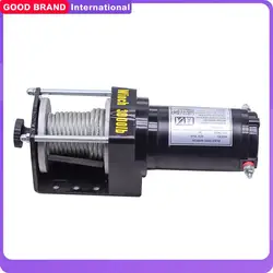 2000lbs/3000lbs Fast Electric Winch 12v Car Off-road Self-rescue 24v Truck Traction Electric Hoist Hoist Vehicle Hoist
