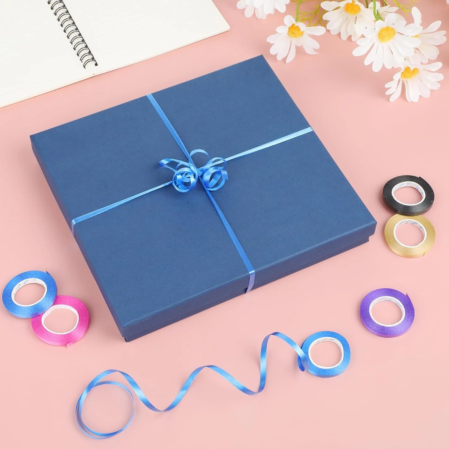 2pcs 10m Curling Ribbon Gold Silver Blue Pink Balloon Ribbon Balloons Accessories for Crafts Wedding Birthday Party Decoration - view 4
