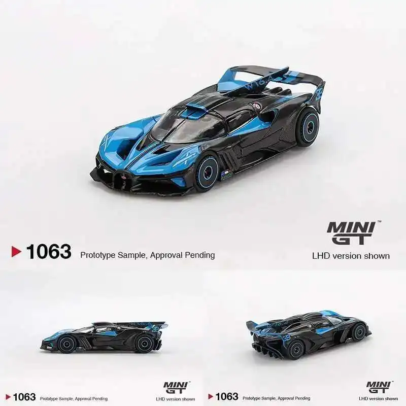 

PreSale MINIGT 1063 1:64 Bugatti Bolide Presentation Diecast Car Model Collection Toys