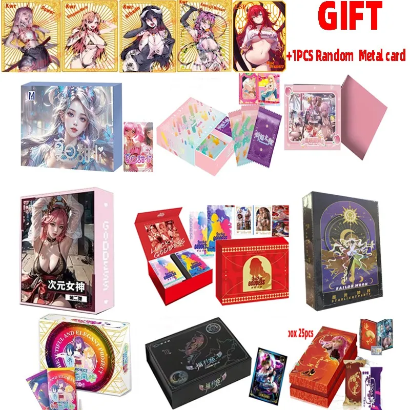 

2023 New Goddess Story Lucky Goddess Cards Sexy Girl Swimsuit Bikini Feast Booster Box Doujin Toy Hobbies Gift