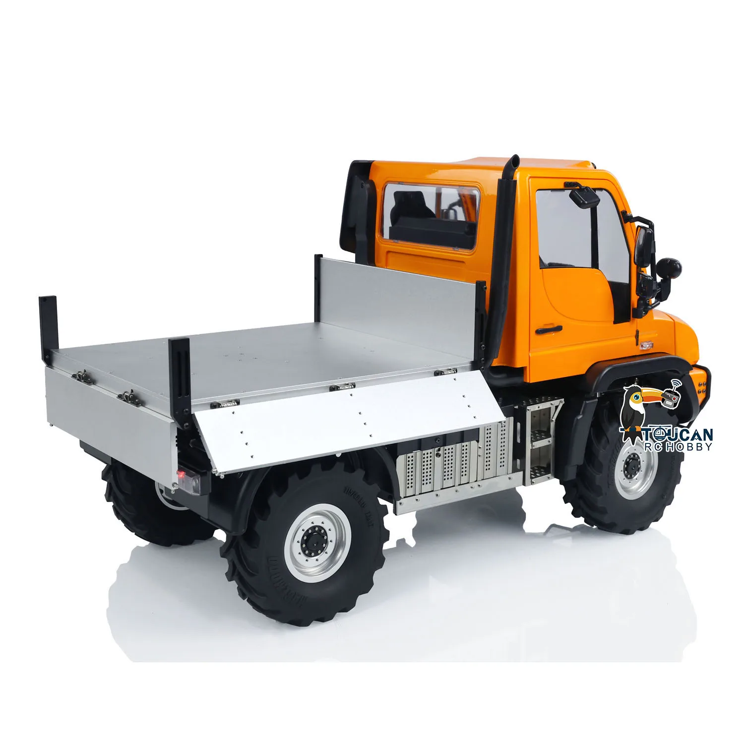 U423 1/10 RC Rock Crawler รถ DDF350 4X4 4WD รีโมทคอนโทรล Off-road ยานพาหนะเพลาโลหะถังเสียงวิทยุของเล่นสําหรับชาย