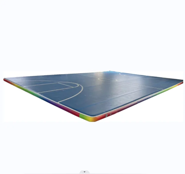 

Outdoor Basketball Court Flooring Inflatable Basketball Court Air Track Trampoline Big Air Track Tumbling Mat