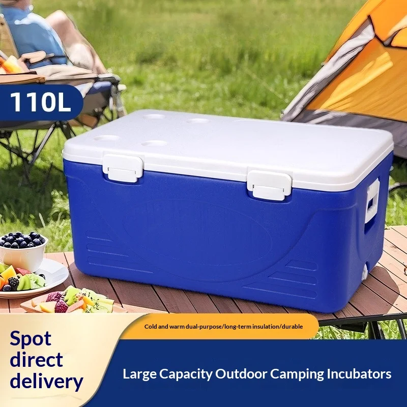 

80L 90L110L 145L Insulated Cooler Box Portable Large Capacity Ice Chest Food Storage Fresh Seafood Fishing Camping Camping