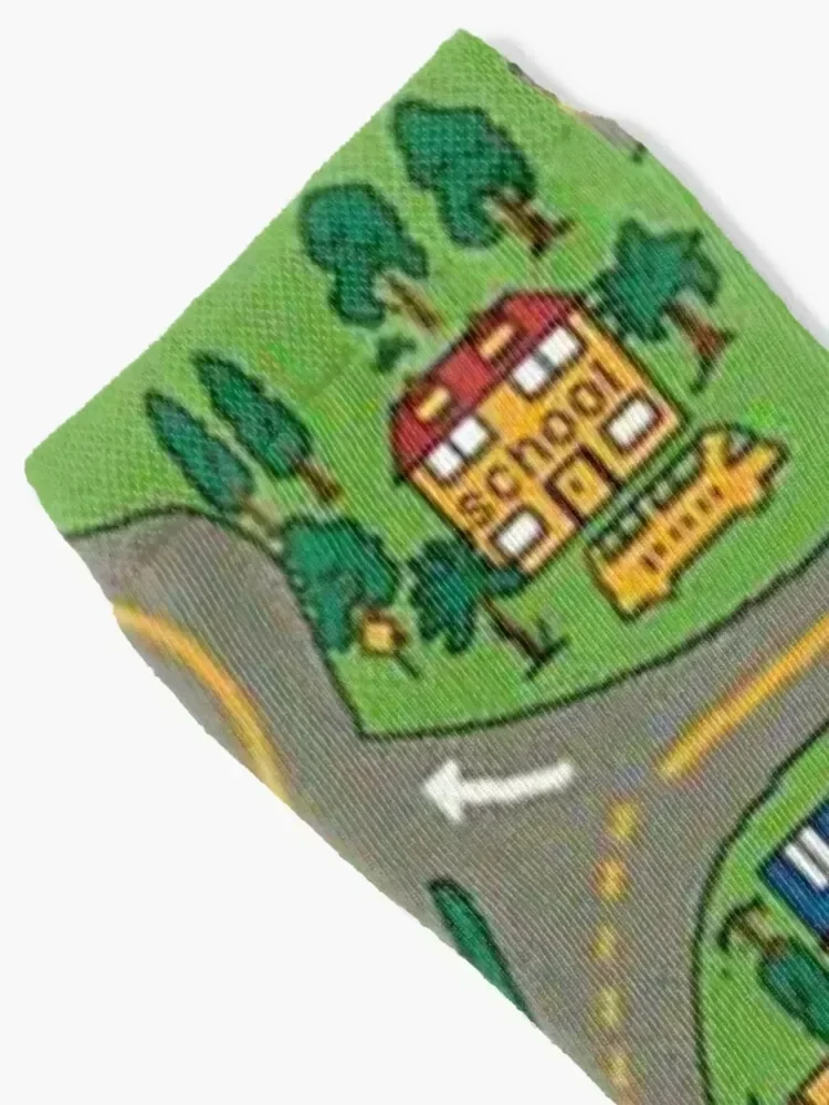 Childhood Car Mat Socks funny sock floor cute Boy Socks Women's