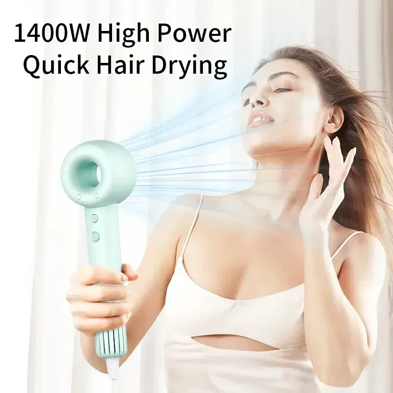 Super Leafless 110000RPM High Speed Hair Dryer Hair Dryer Set for Salon Home 1400W Powerful Fast Drying Hair Care Styling Tools