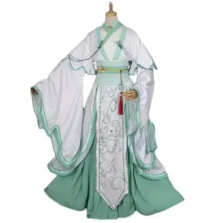 Chinese Hanfu Dress Anime Villain Self-rescue System Tian Guan Ci Fu Shi Qingxuan Costumes Women Shen Qingqiu Cosplay Costume