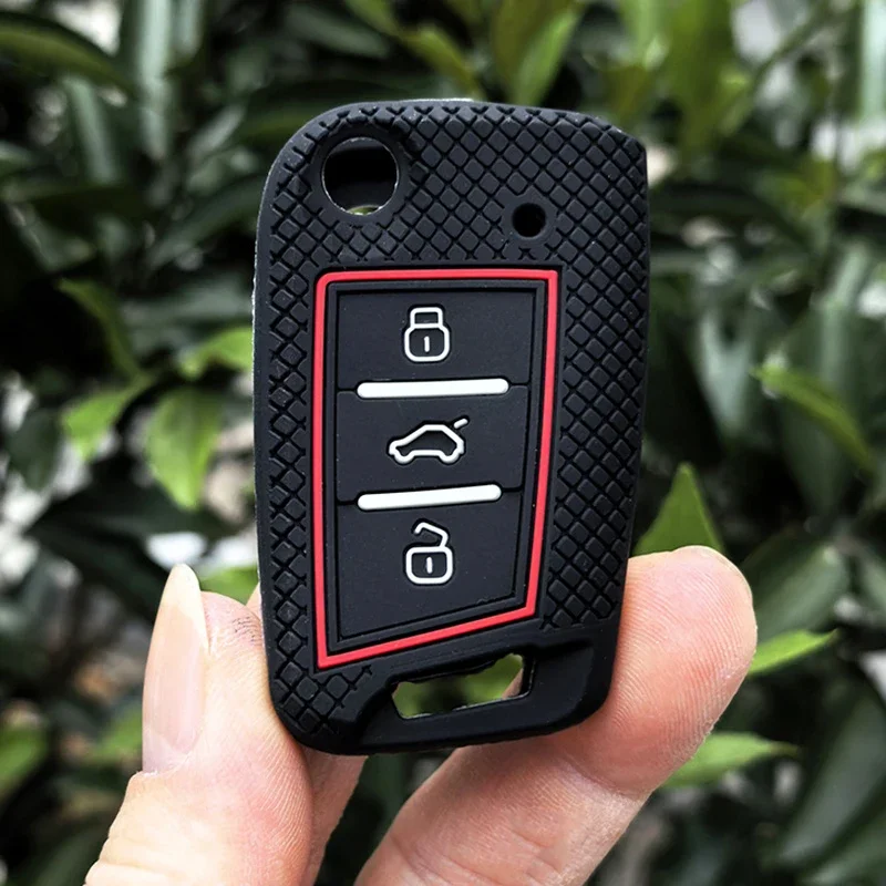 Für VW Golf7 GTI POLO T-Cross T-Roc Touran Tiguan Skoda Octavia Rapid Kodiaq Fabia Seat Ibiza Leon Ateca Arona Schlüsseletui