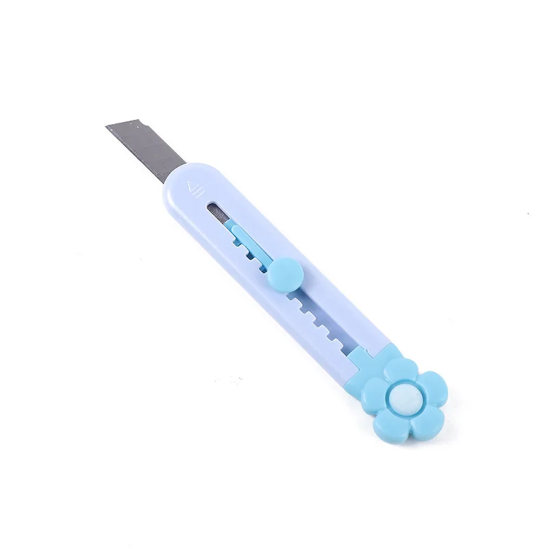 Cute Flower Shape Disassembly Express Knife Mini Portable Utility Knife Student Handmade Knife Office Paper Cutter