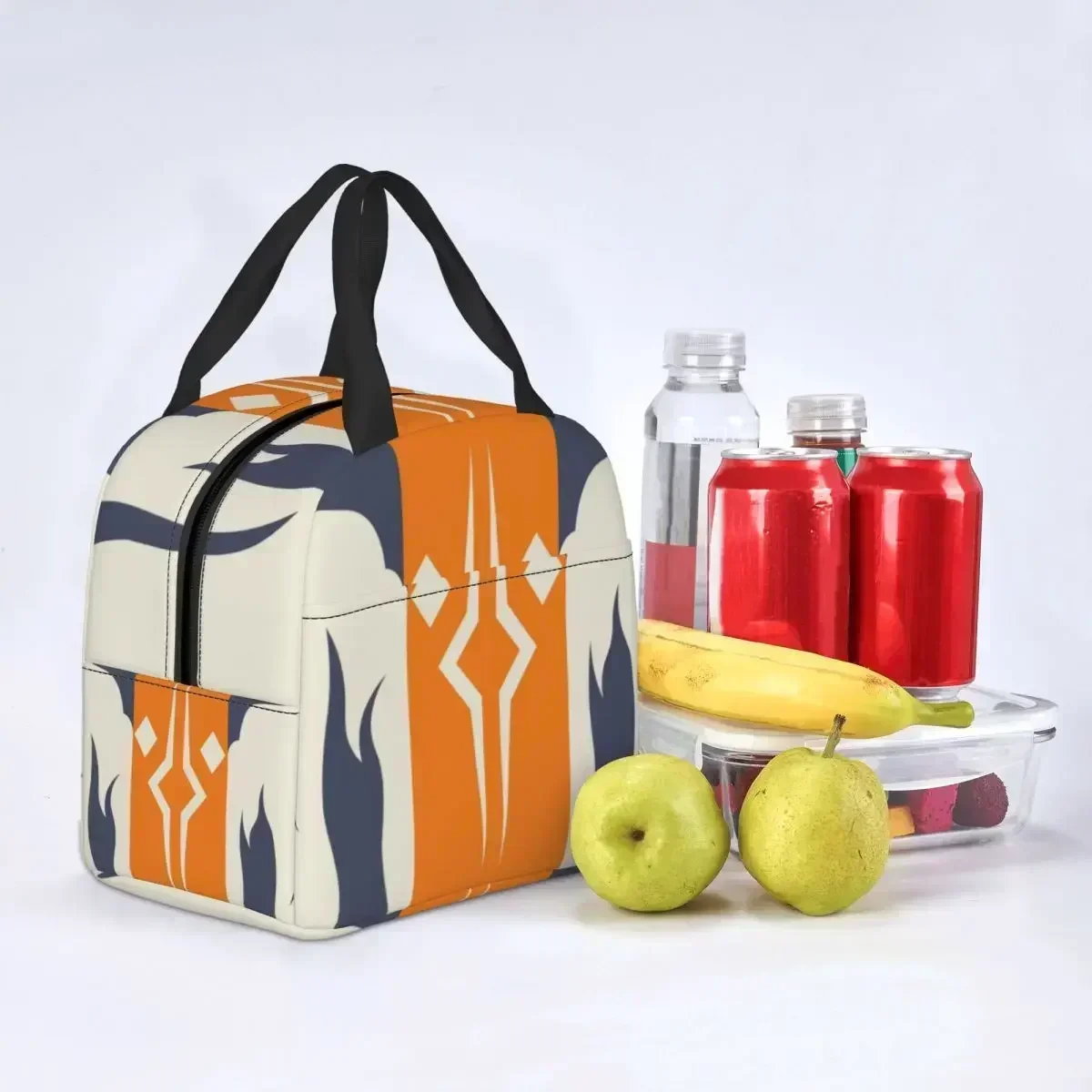 Fulcrum Ahsoka Tano Insulated Lunch Bag for Women Waterproof Thermal Cooler Lunch Box Beach Camping Travel Picnic Food Tote Bags