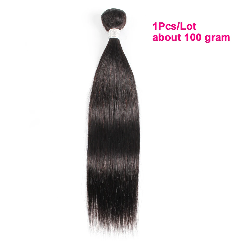 Human Hair Bundles 1pc/ 2pcs/ 3pcs Per Lot 30 Inch Natural Color Remy Indian Hair Double Weft Bone Straight Smooth Extensions