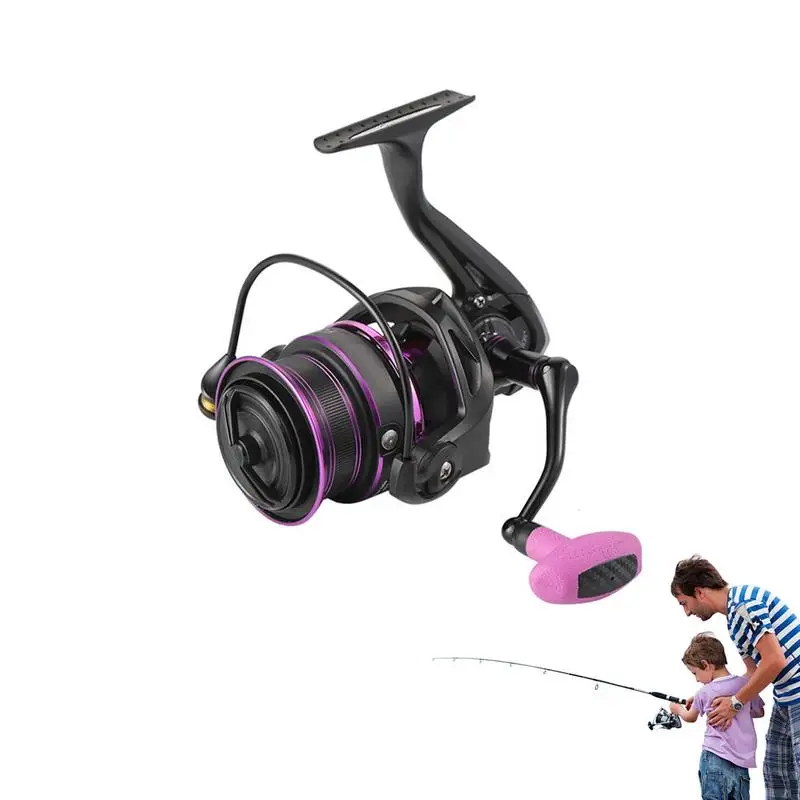 

Saltwater Rotating Reel Lightweight Heavy Duty Metal Fishing Rotating Reels Interchangeable Handle Fishing Supplies Stable Palm