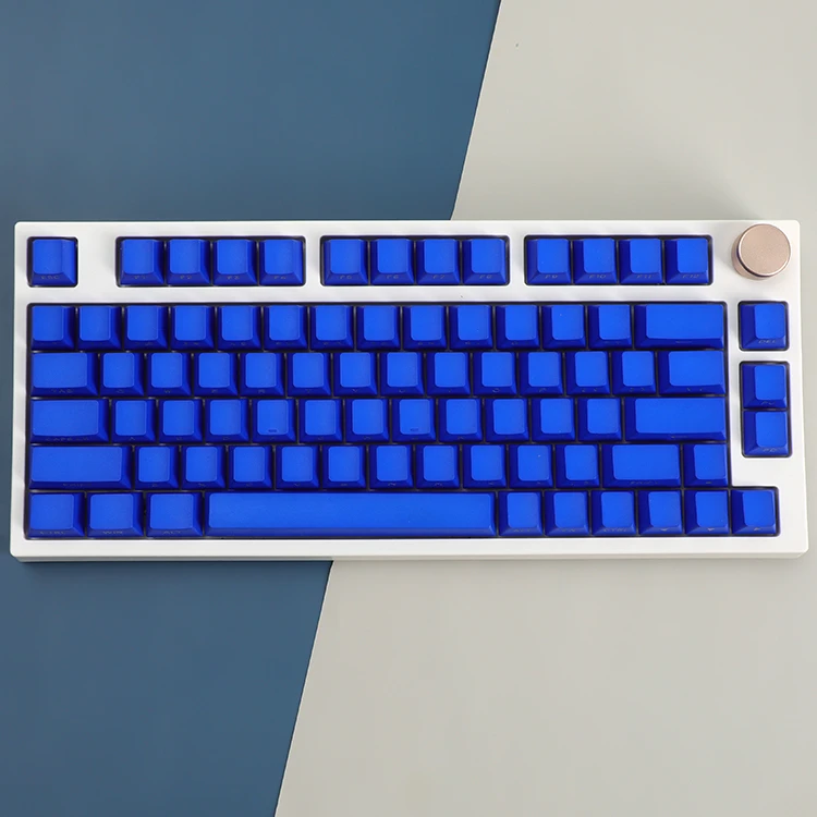 

Classic Color - Klein Blue Keycap Side Engraved Transparent PBTOEM68758098 Mechanical Keyboard