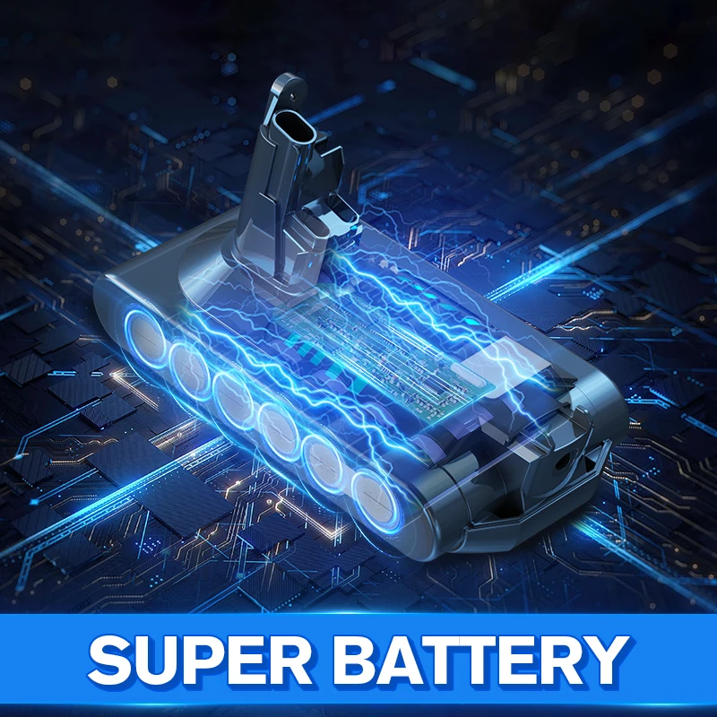 21,6 V 25,2 V para Dyson batería V6 V7 V8 V10 V11 SV09 SV11 SV10 SV12 SV15 aspiradora absoluta baterías de celdas recargables