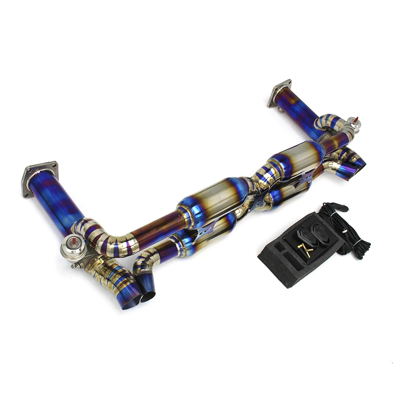 

Upgrade Racing Car Titanium Valve Catback Exhaust System For PORSCHE 911 997.1 TURBO 3.6 2004-2012 Exhaust Muffler Pipe