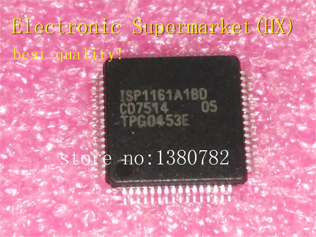 

Free Shipping 10pcs/lots ISP1161A1BD ISP1161 TQFP-64 IC In stock!