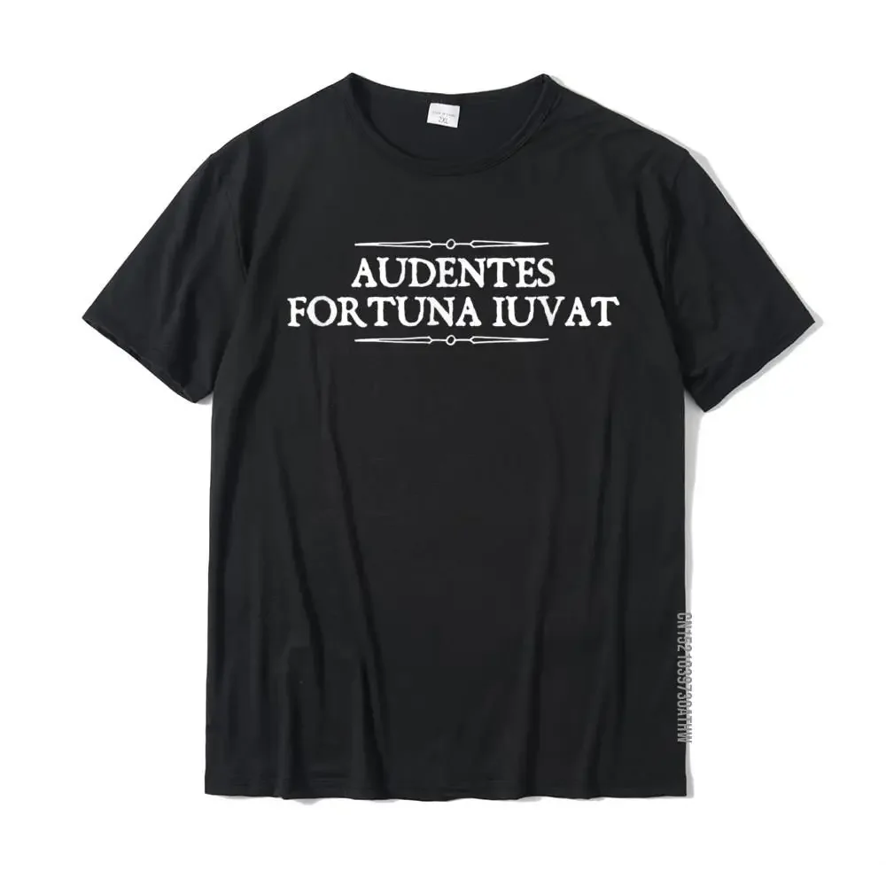 Audentes Fortuna iuндс Fortune сувениры Толстая Латиноамериканская рубашка рубашки Топы Рубашки хип-хоп хлопковая печать удобная для мальчиков