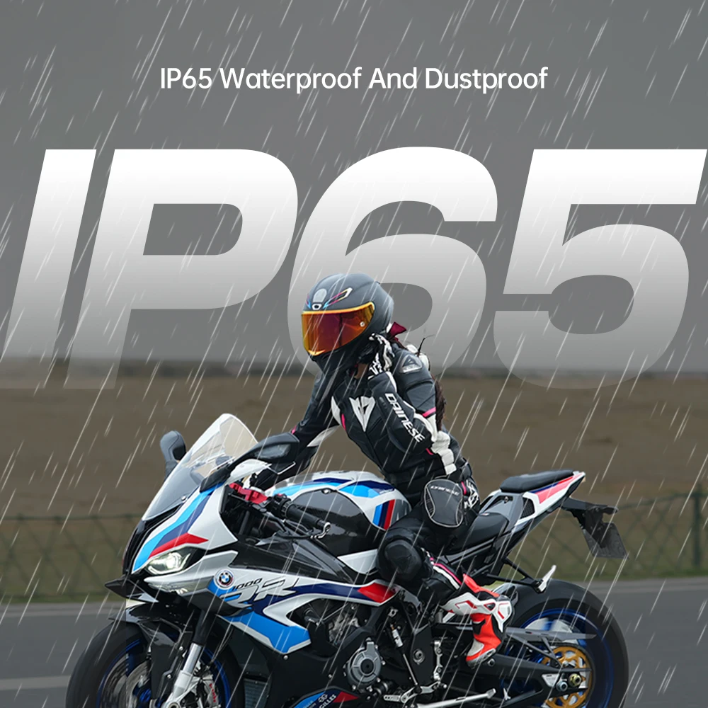 FreedConn R3 PRO Motorcycle Helmet Bluetooth Intercom with 2K Camera WiFi DVR Video Recorder for Group Riding view 6