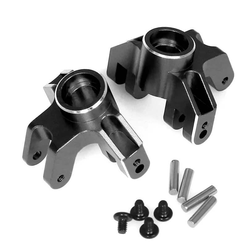 RC Car Upgrade Front Steering Cup Kit For LOSI 1/18 Mini LMT 4X4 Brushed Monster Truck RC Car Upgrade Parts Black