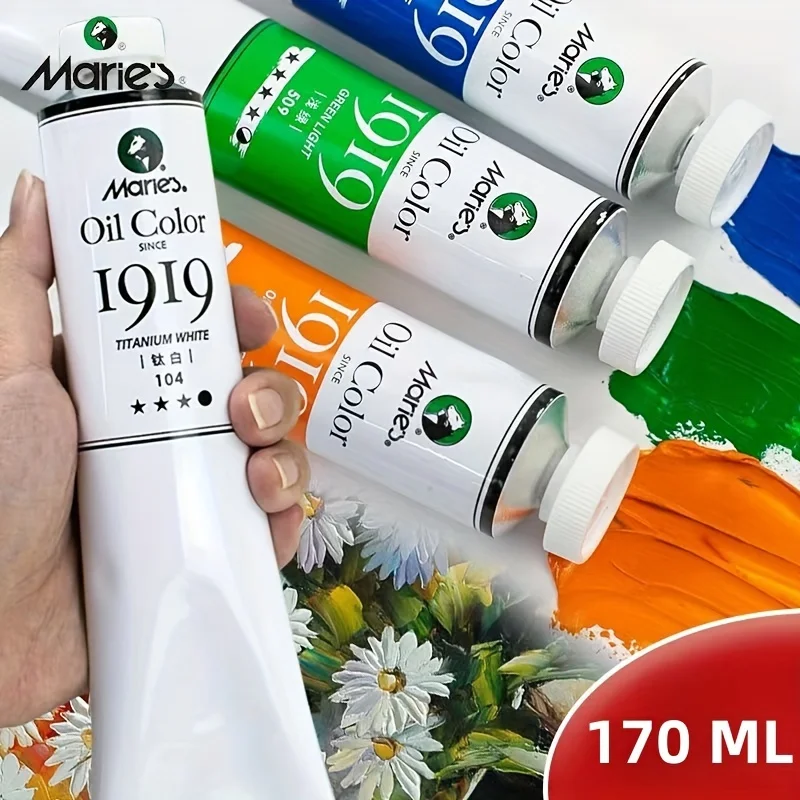 

Краска масляная 170 мл, специально разработанная для художников, одинарный тюбик, подходит для граффити и живописи.