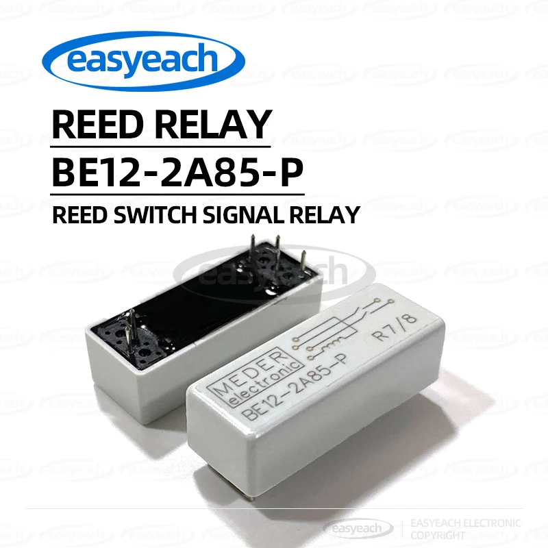 

Реле сигнальное BE12-2A85-P, 12В, высоковольтное, герконовое, нормально открытое