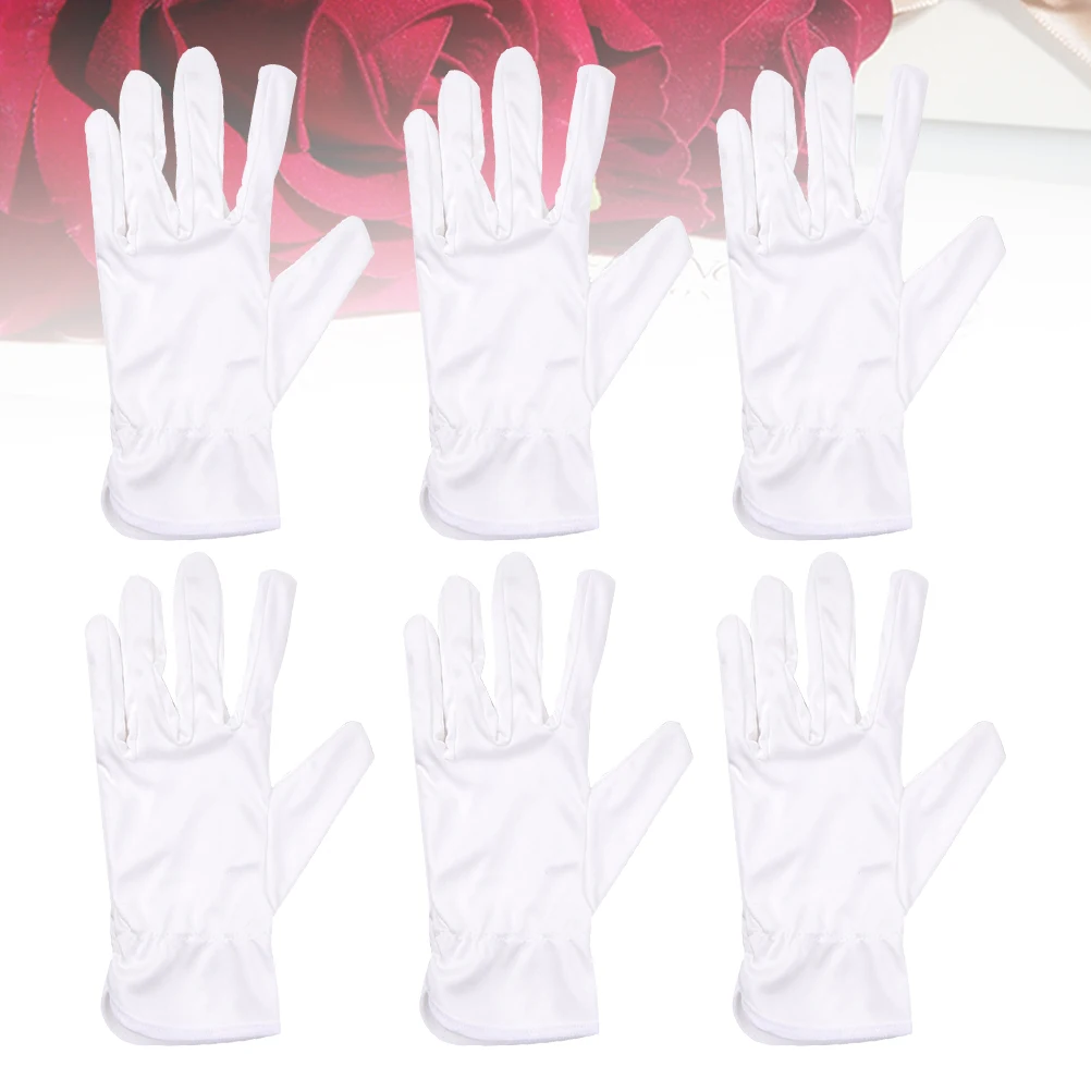 

10pcs Microfiber Gloves Dust-Free Protective Work Hand Protectors For Gardening Cleaning Industrial Jewelry Wipe Reusable